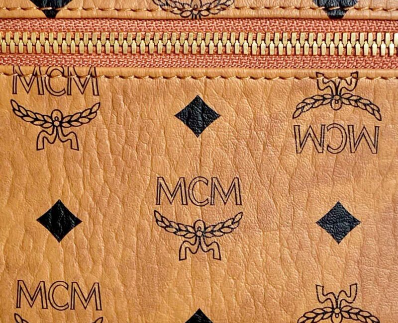 Balo MCM Stark Side Studs Visetos màu Cognac Mini Best Quality