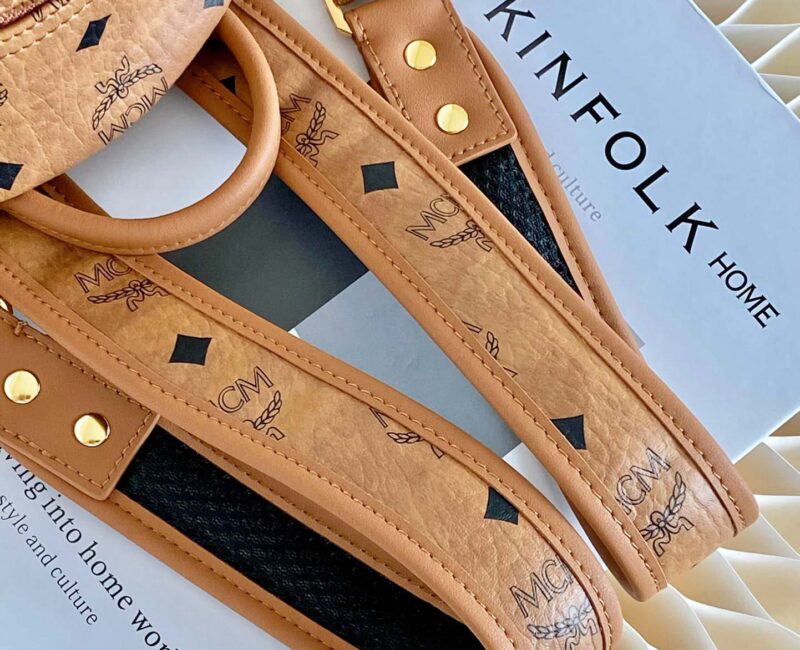 Balo MCM Stark Side Studs Visetos màu Cognac Mini Best Quality