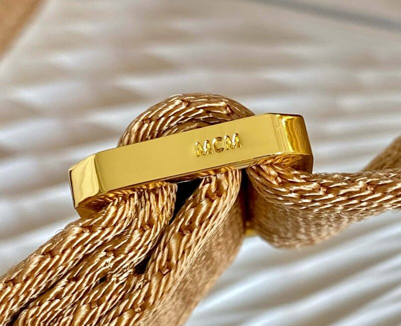 Balo MCM Stark Side Studs Visetos màu Cognac Mini Best Quality