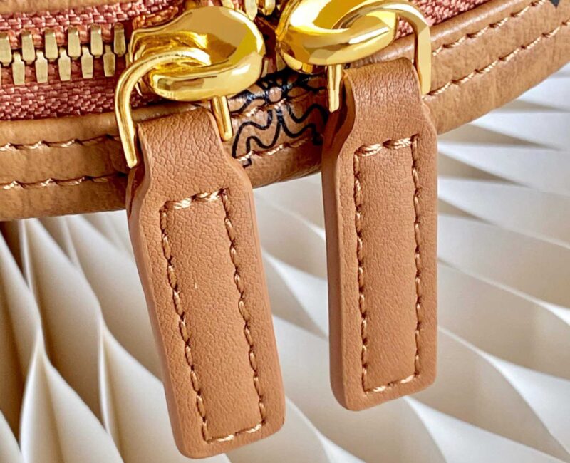 Balo MCM Stark Side Studs Visetos màu Cognac Mini Best Quality