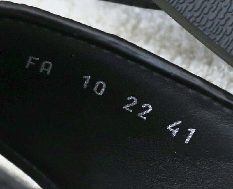 Dép Dior Alias Sandal Black Grained Calfskin Best Quality