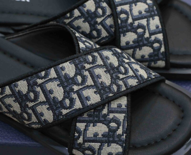 Dép Dior Alias Sandals Blue Oblique Best Quality