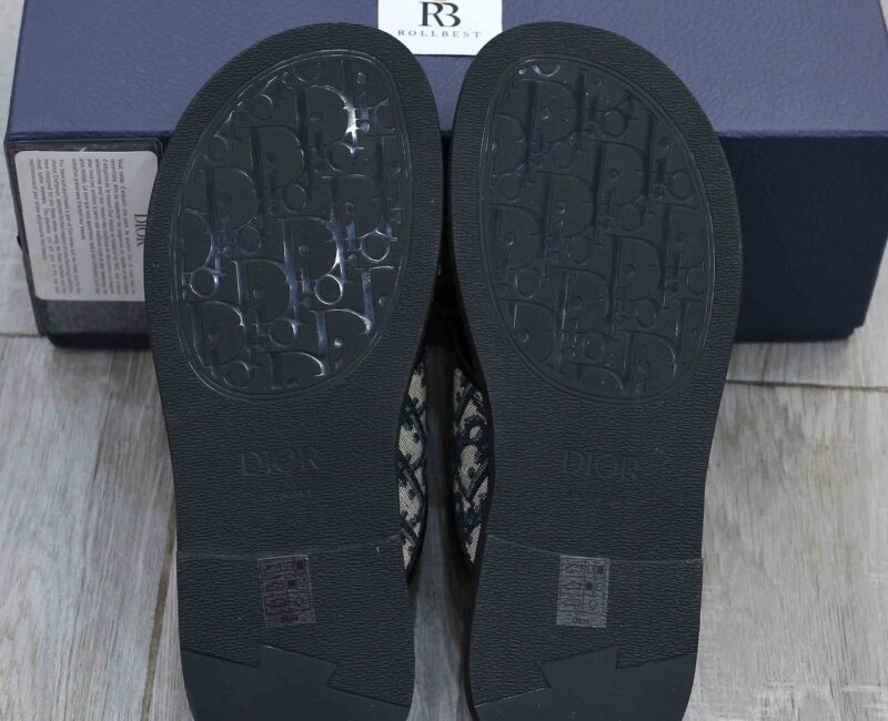 Dép Dior Alias Sandals Blue Oblique Best Quality