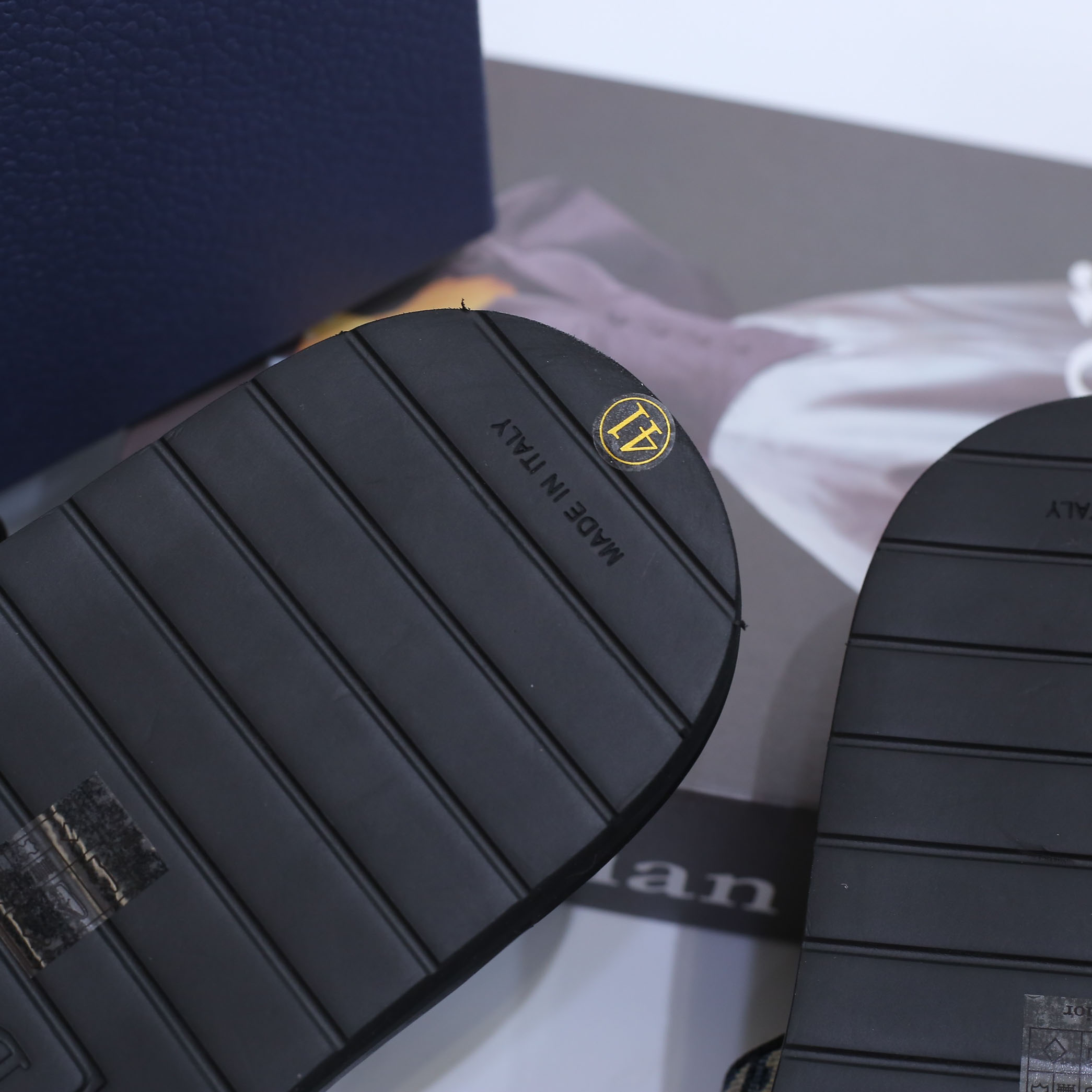 Dép Dior Aqua Sandal Beige Black Dior Oblique Jacquard Best Quality