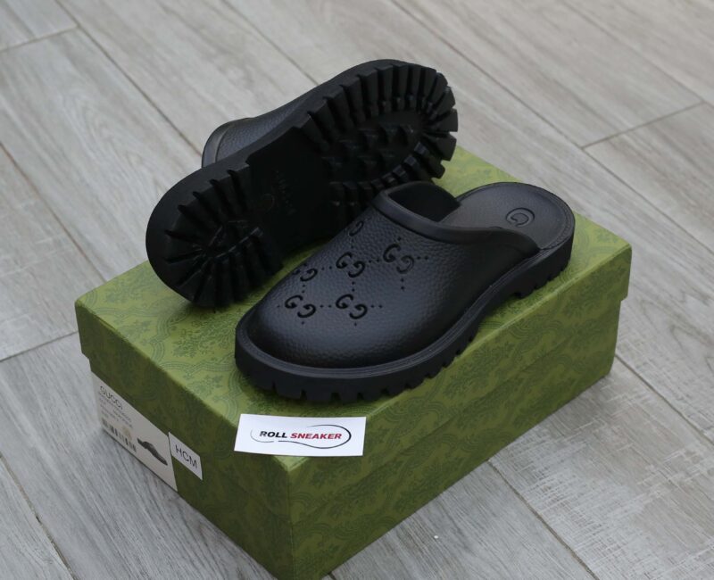 Dép Gucci Platform Perforated G Sandal Cream Best Quality