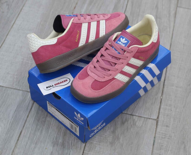 Giày Adidas Gazelle Indoor ‘Pink Cloud White’ Like Auth