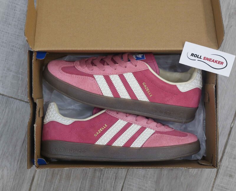 Giày Adidas Gazelle Indoor ‘Pink Cloud White’ Like Auth