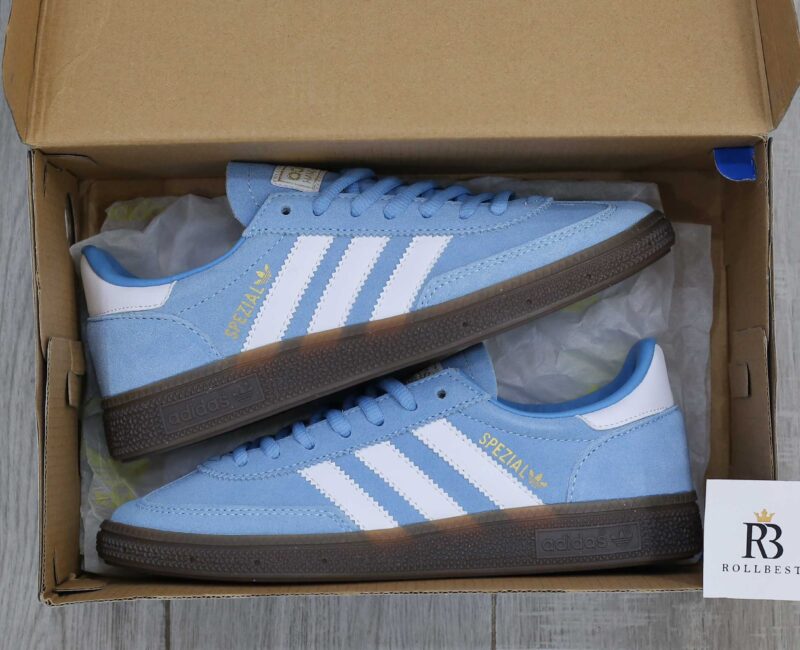 Giày Adidas Handball Spezial Light Blue Like Auth