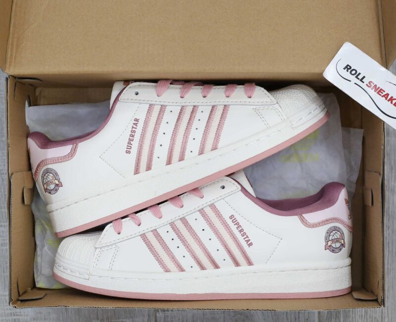 Giày Adidas Original Super Star Pink Beige Best Quality
