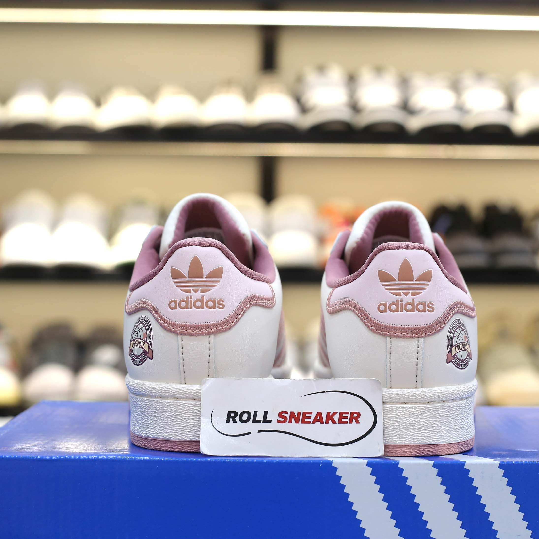 Giày Adidas Original Super Star Pink Beige Best Quality