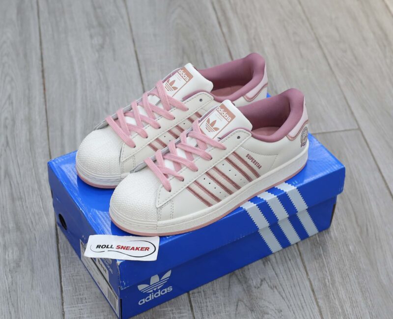 Giày Adidas Original Super Star Pink Beige Best Quality