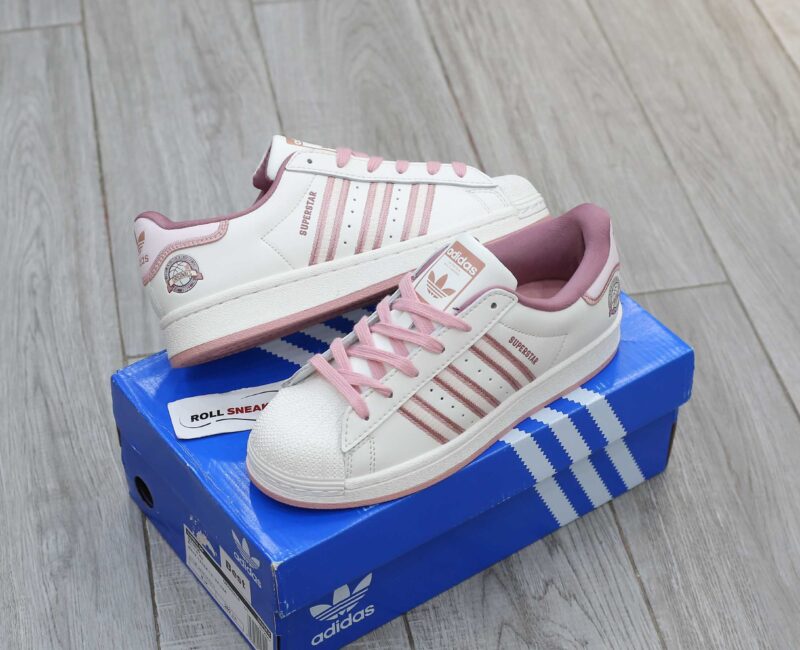 Giày Adidas Original Super Star Pink Beige Best Quality