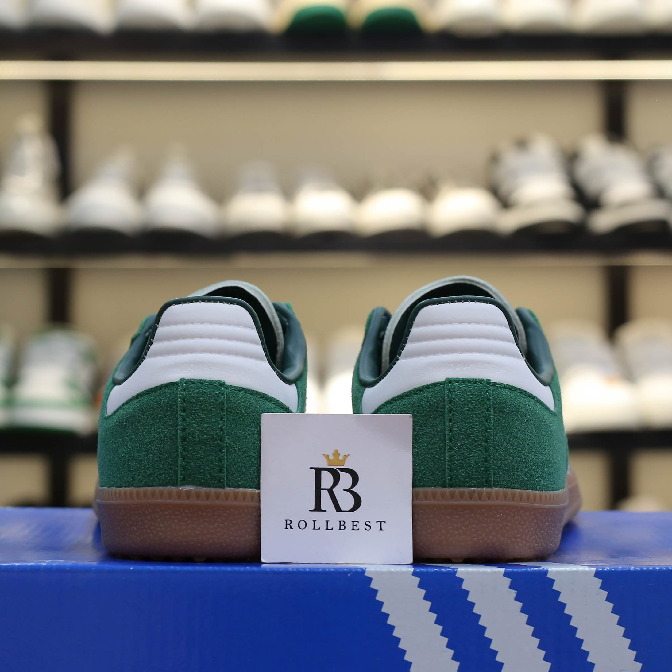 Giày Adidas Samba OG ‘Collegiate Green Gum Grey Toe’ Best Quality