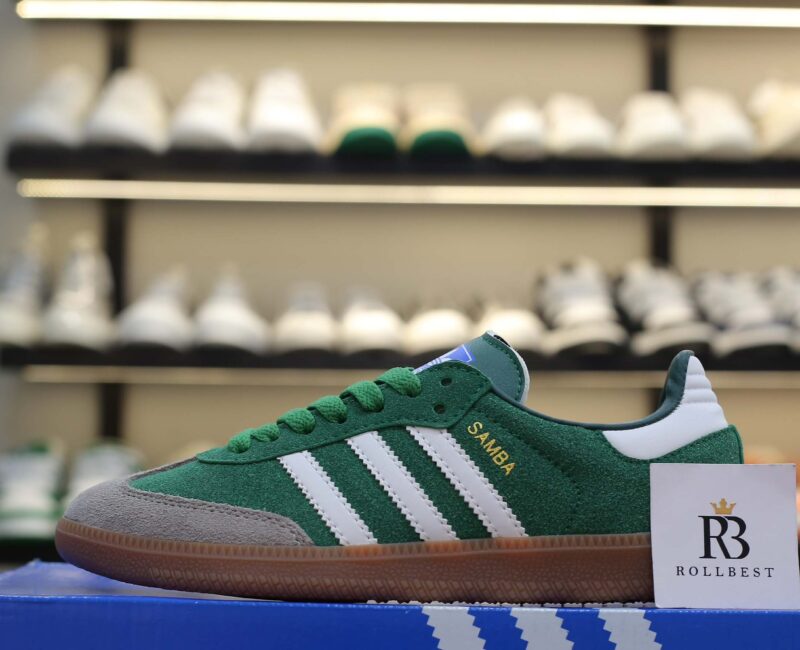Giày Adidas Samba OG ‘Collegiate Green Gum Grey Toe’ Best Quality