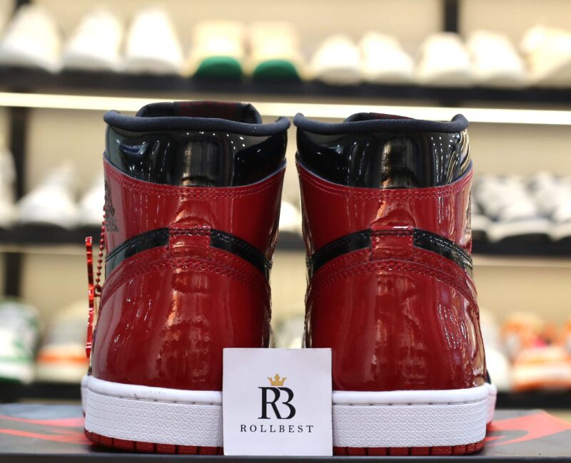 Giày Air Jordan 1 Retro High OG GS 'Patent Bred' Best Quality