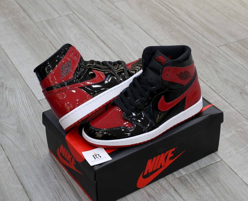 Giày Air Jordan 1 Retro High OG GS 'Patent Bred' Best Quality
