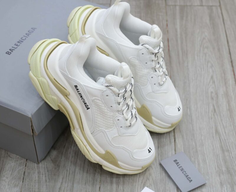 Giày Balenciaga Triple S White Best Quality