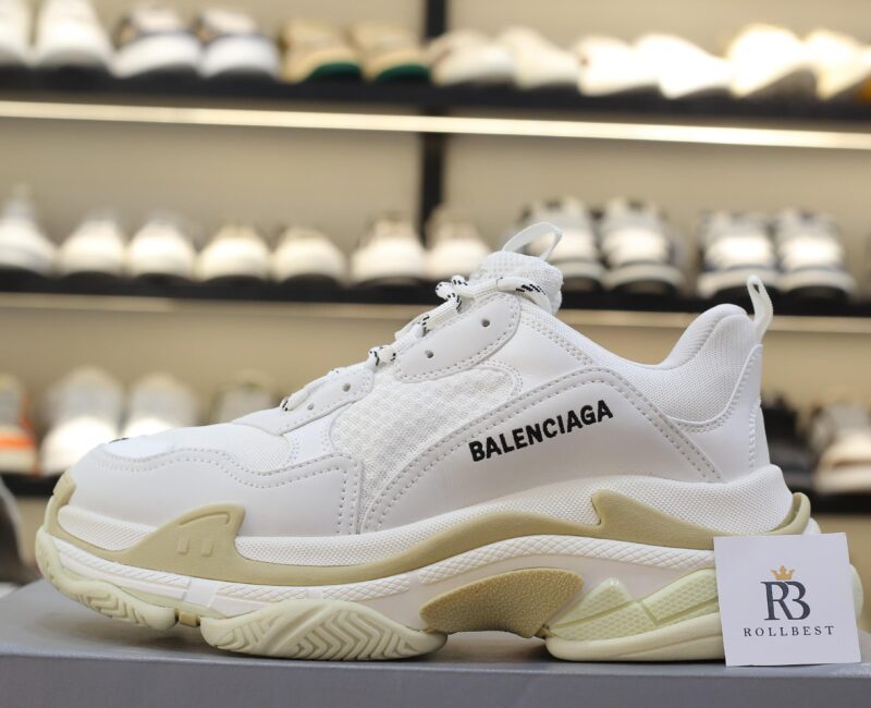 Giày Balenciaga Triple S White Best Quality