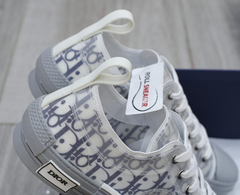 Giày Dior B23 Low White Navy Blue