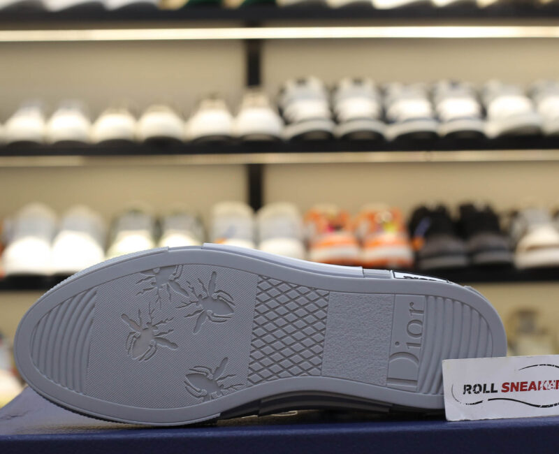 Giày Dior B23 Low White Navy Blue