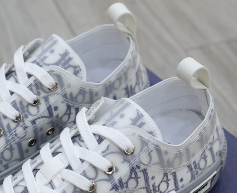Giày Dior B23 Low White Navy Blue