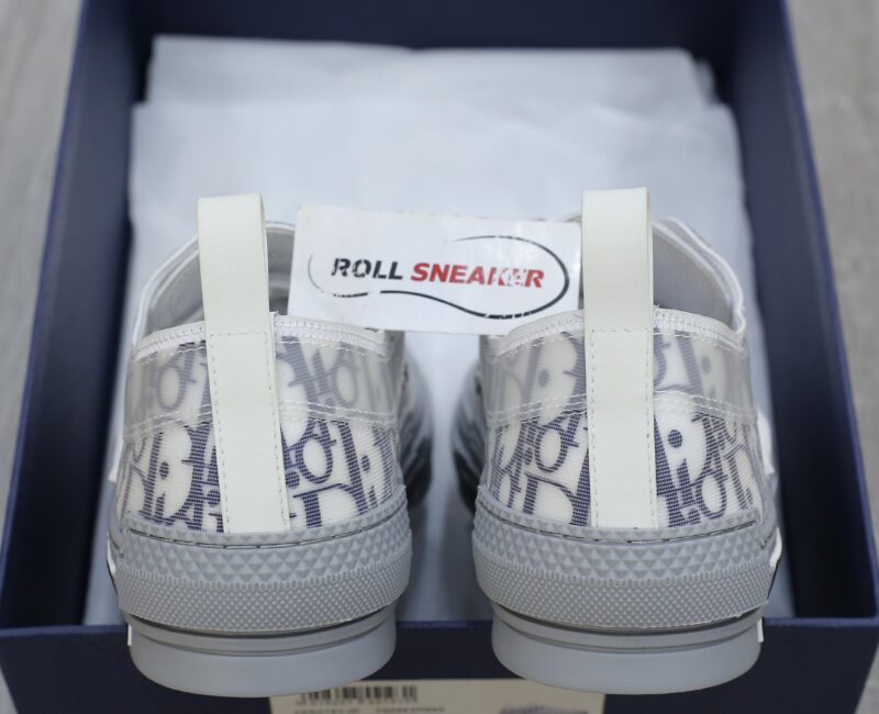 Giày Dior B23 Low White Navy Blue