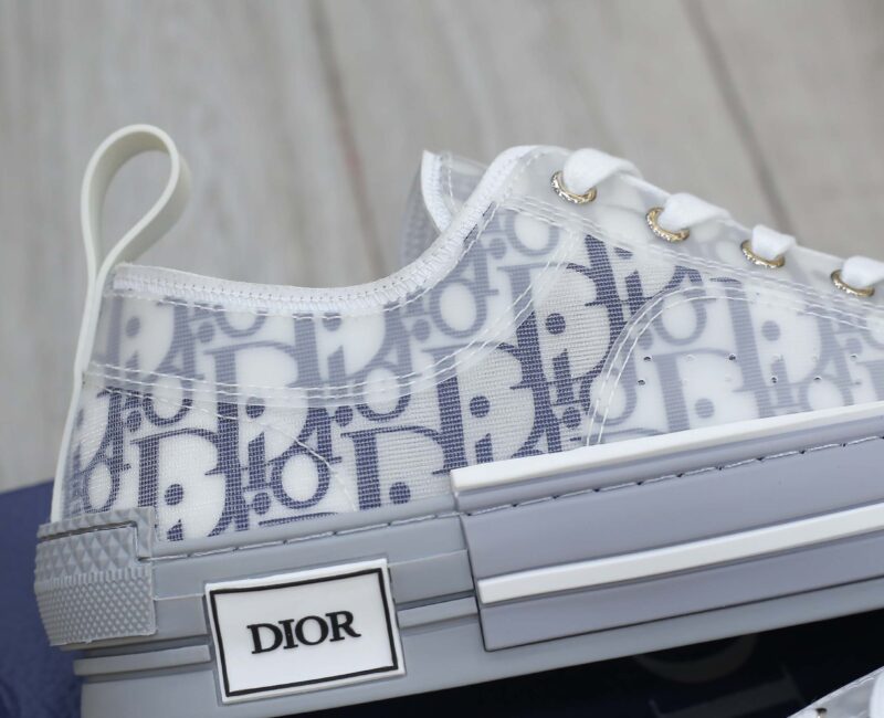 Giày Dior B23 Low White Navy Blue