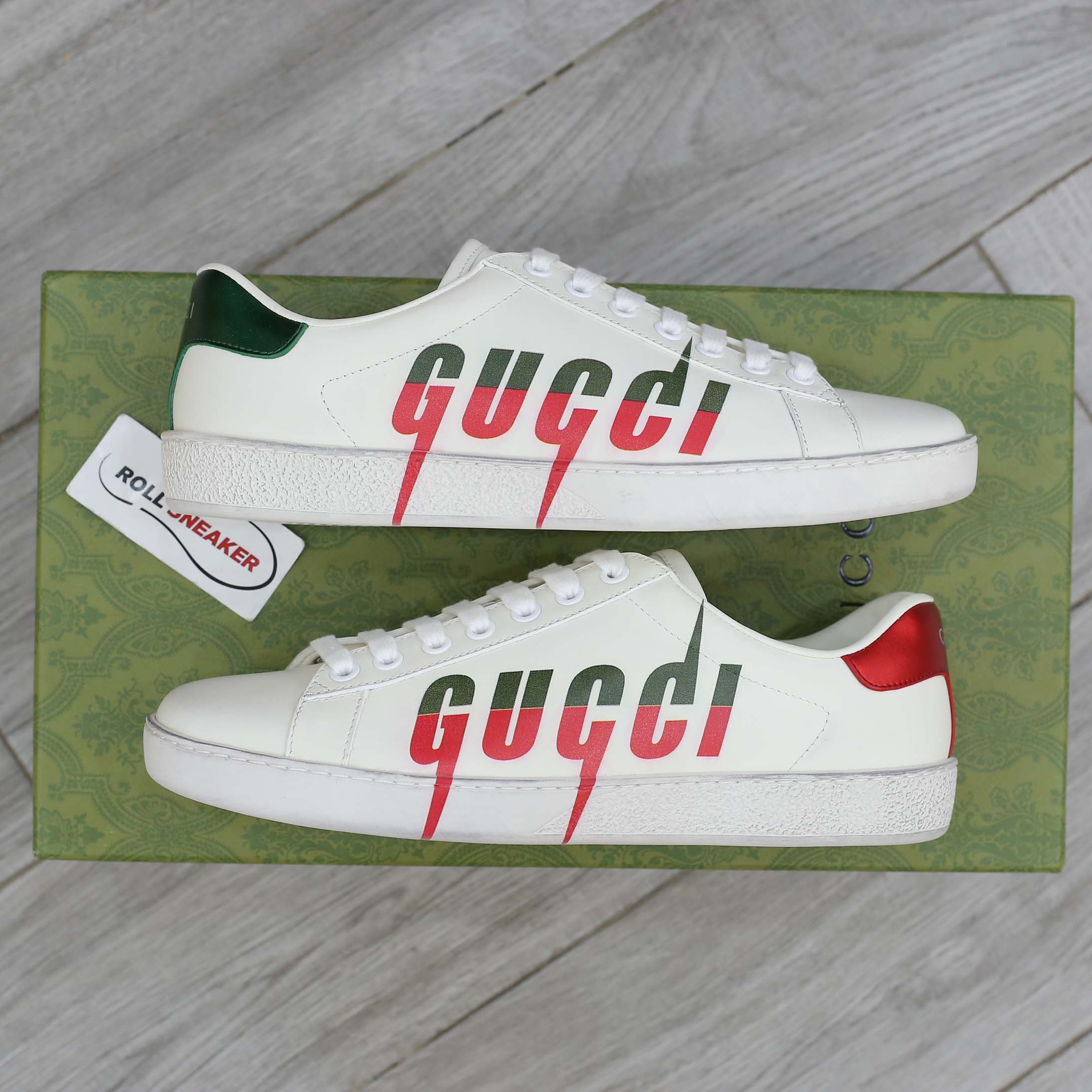 Giày Gucci Ace Sneaker with Gucci Blade Best Quality