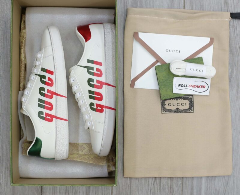 Giày Gucci Ace Sneaker with Gucci Blade Best Quality