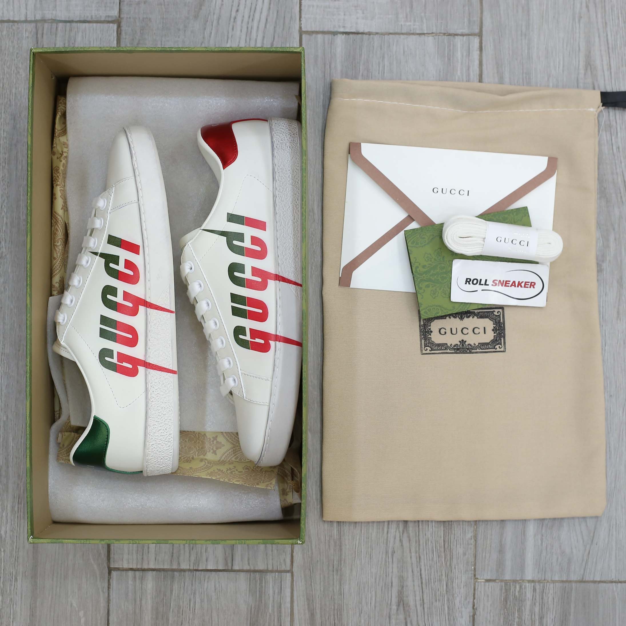 Giày Gucci Ace Sneaker with Gucci Blade Best Quality