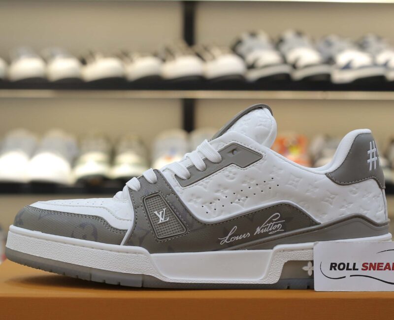 Giày Louis Vuiton #54 Trainer Arch Light Grey White Like Auth