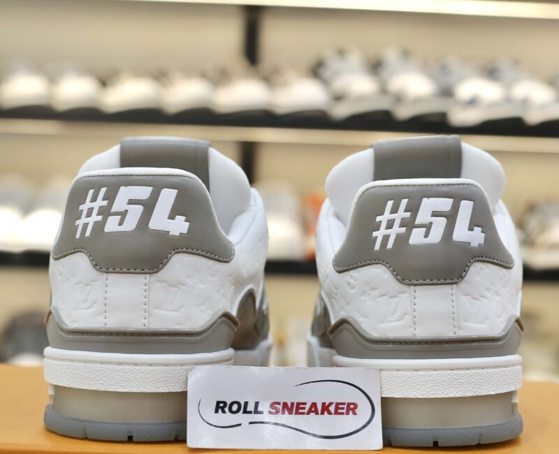 Giày Louis Vuiton #54 Trainer Arch Light Grey White Like Auth