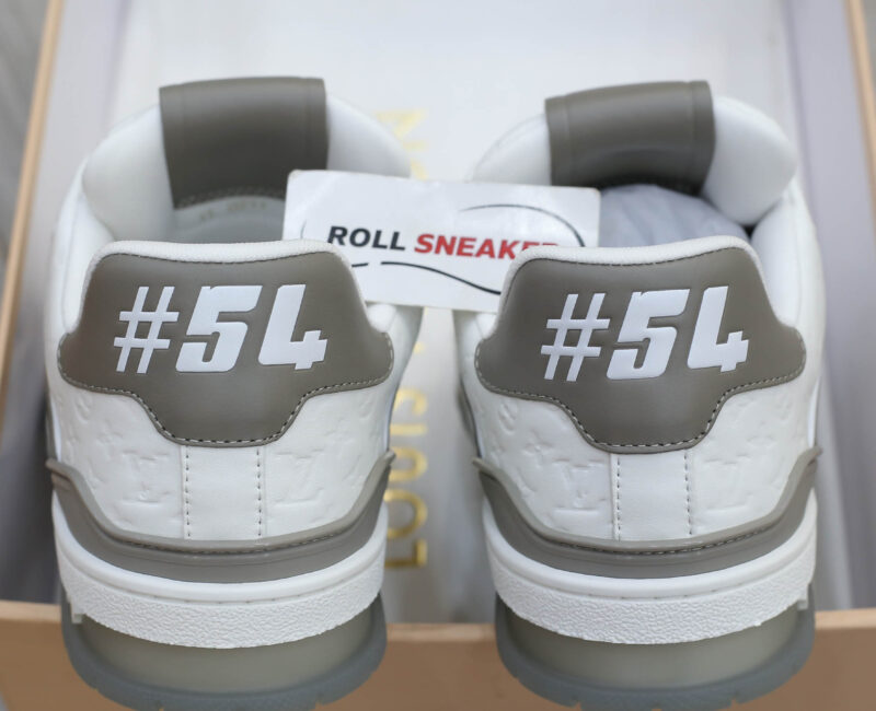 Giày Louis Vuiton #54 Trainer Arch Light Grey White Like Auth