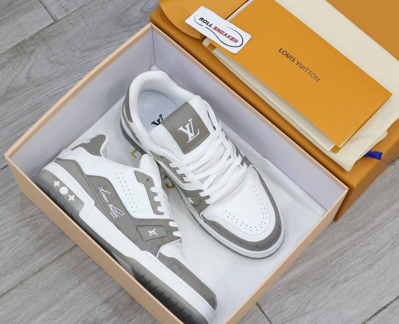 Giày Louis Vuiton #54 Trainer Arch Light Grey White Like Auth