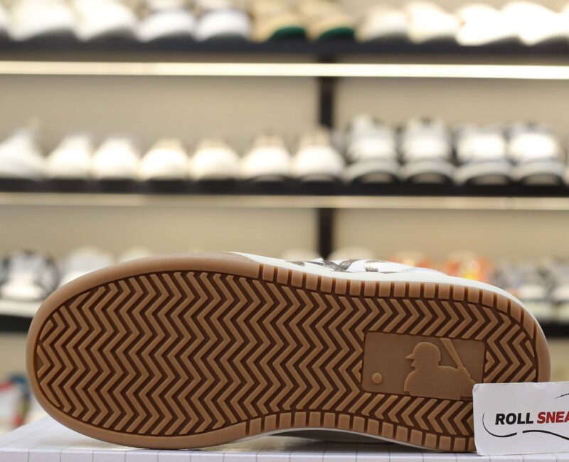 Giày MLB Chunky Wide New York Yankees Cream Trắng Kem Đế Nâu Like