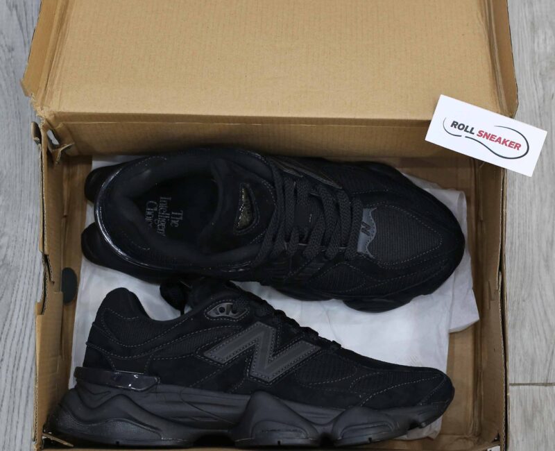 Giày New Balance 9060 Triple Black Leather Best Quality