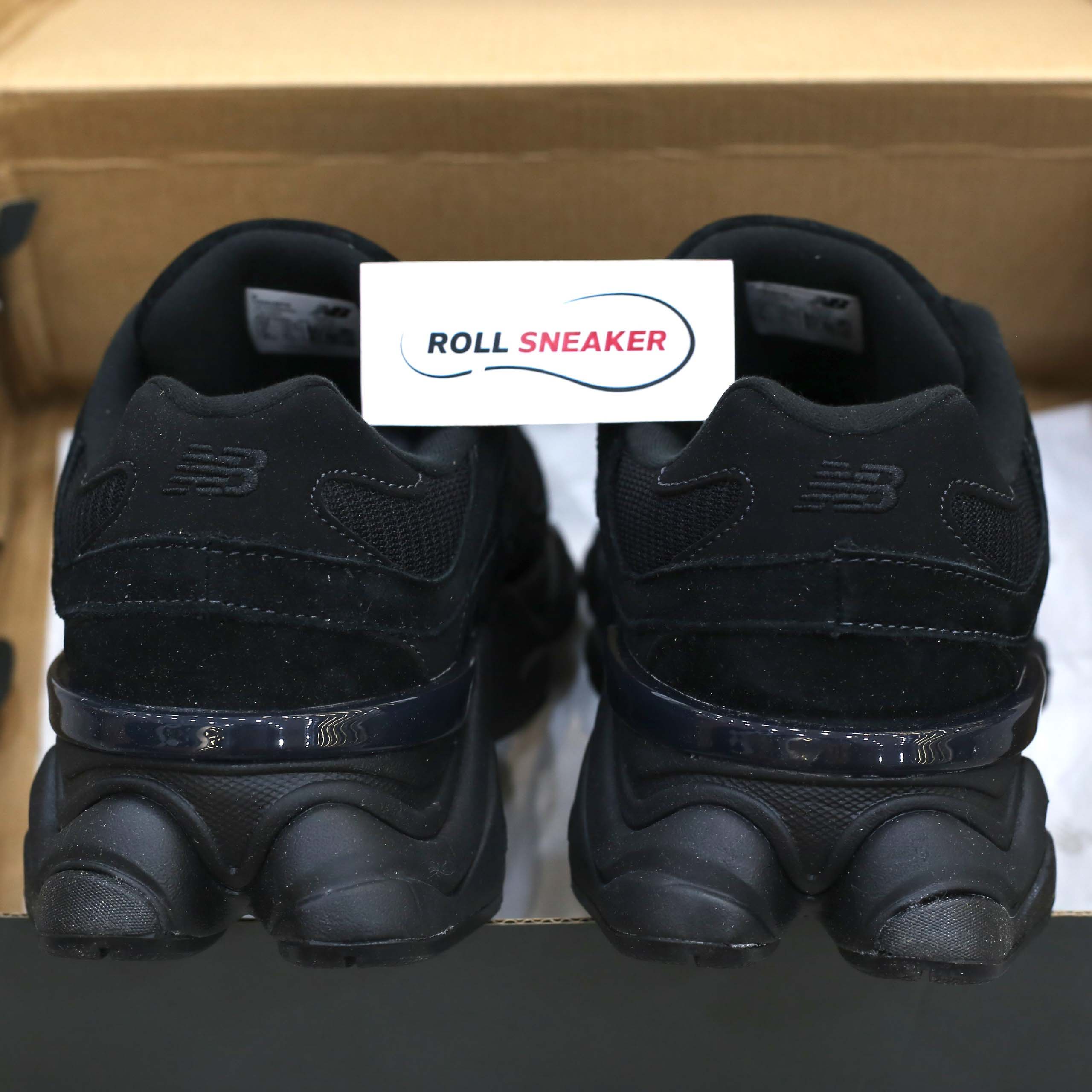 Giày New Balance 9060 Triple Black Leather Best Quality