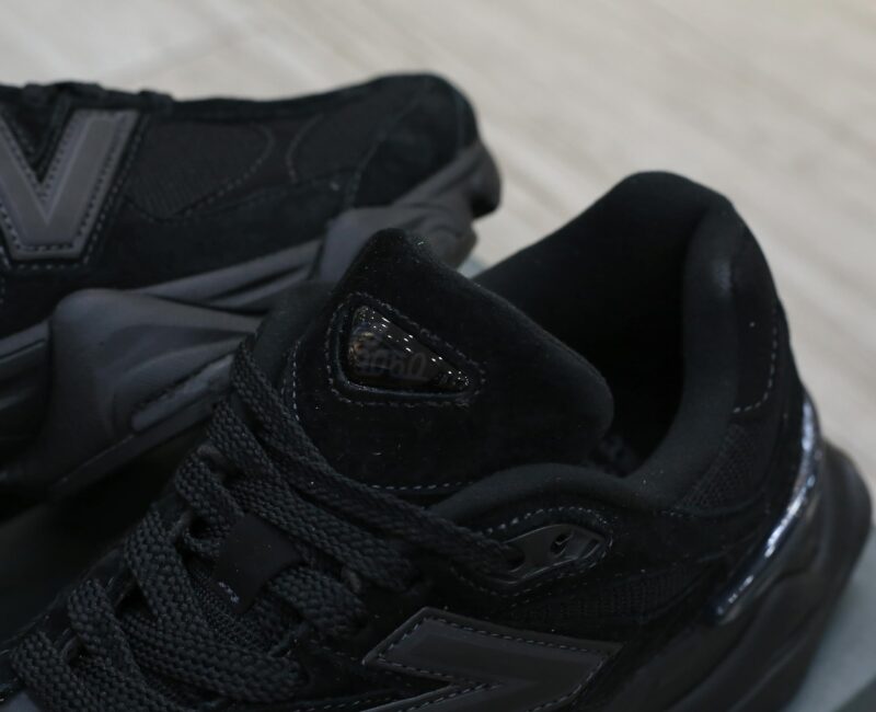 Giày New Balance 9060 Triple Black Leather Best Quality
