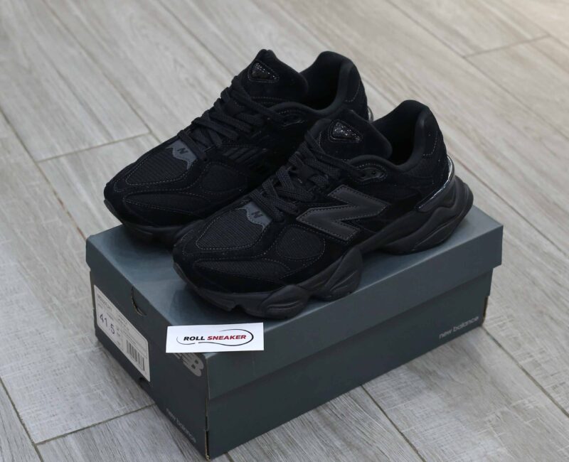 Giày New Balance 9060 Triple Black Leather Best Quality
