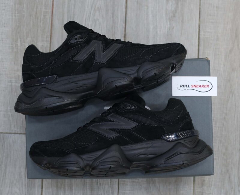 Giày New Balance 9060 Triple Black Leather Best Quality