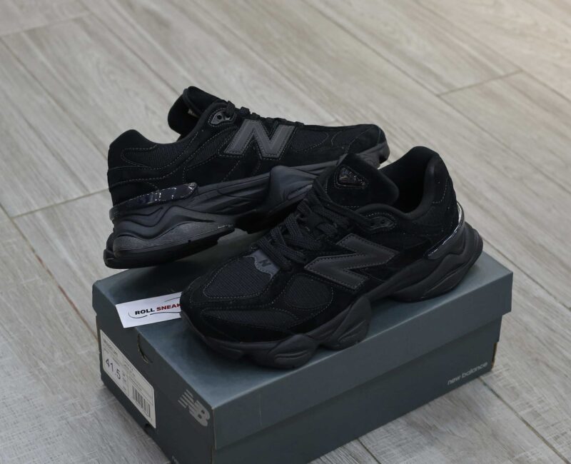 Giày New Balance 9060 Triple Black Leather Best Quality