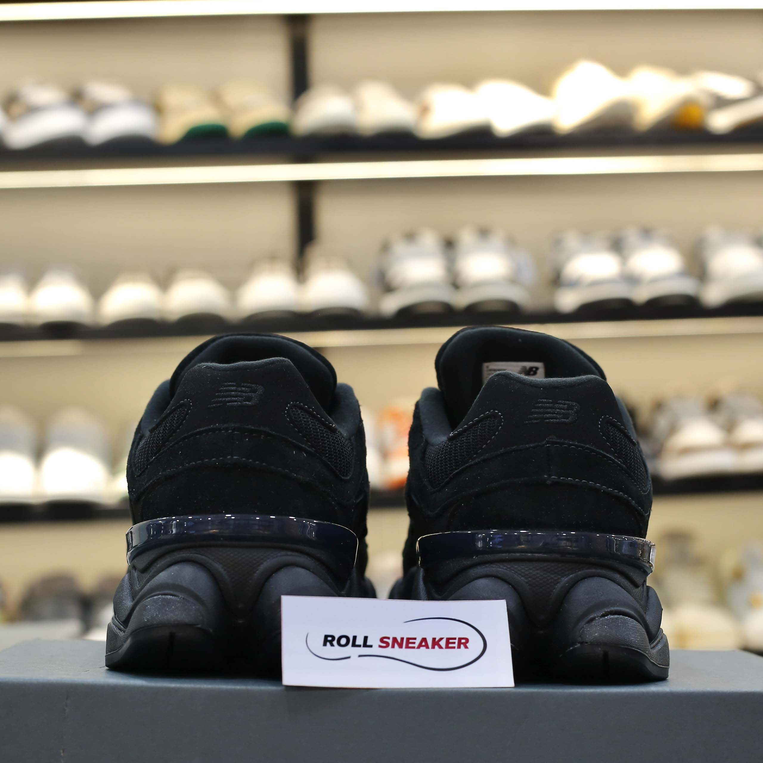 Giày New Balance 9060 Triple Black Leather Best Quality