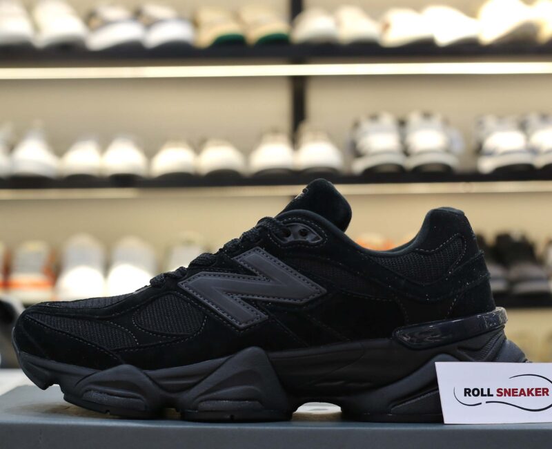 Giày New Balance 9060 Triple Black Leather Best Quality