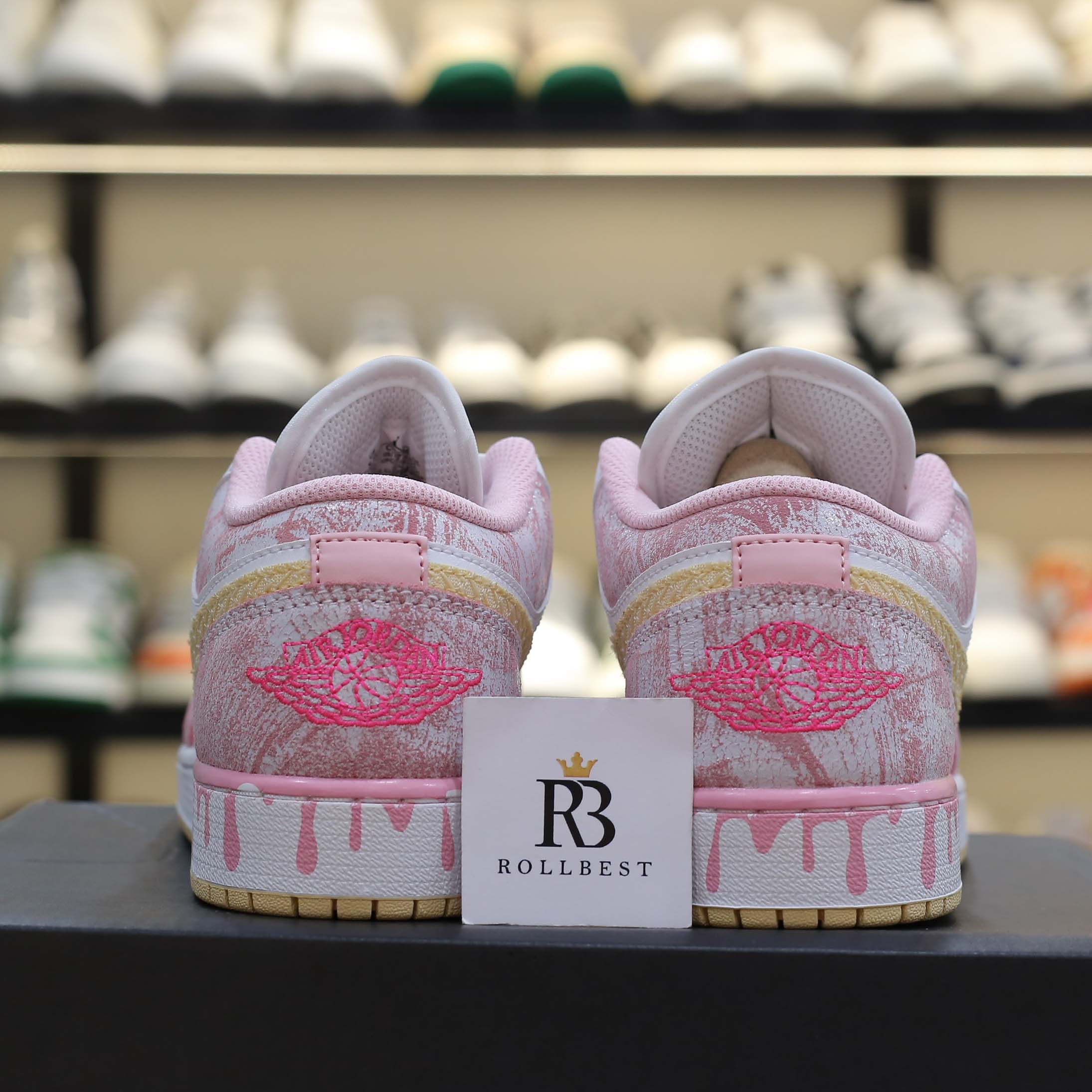 Giày Nike Air Jordan 1 Low GS Strawberry Ice Cream Best Quality