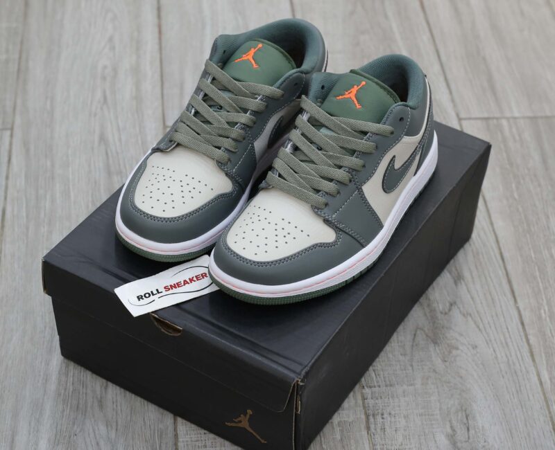 Giày Nike Air Jordan 1 Low Military Green Like Auth