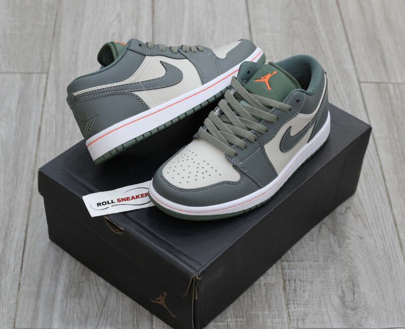 Giày Nike Air Jordan 1 Low Military Green Like Auth