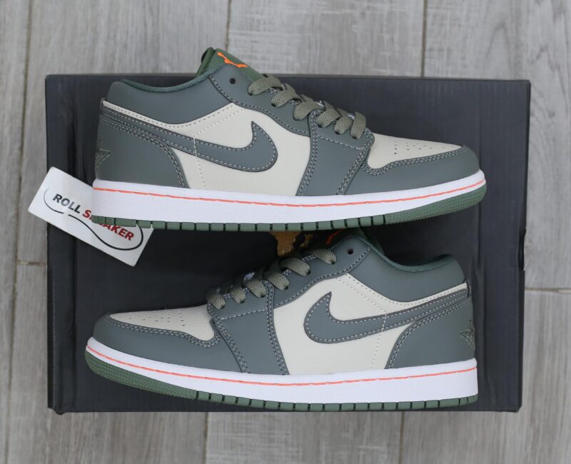 Giày Nike Air Jordan 1 Low Military Green Like Auth