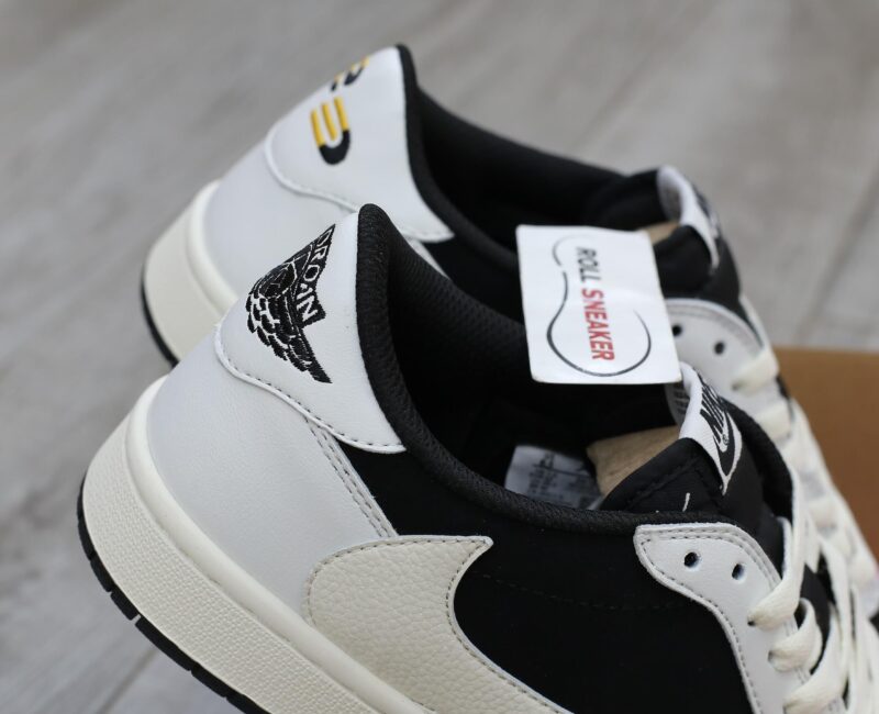 Giày Nike Air Jordan 1 Low Travis Scott Black White Like Auth