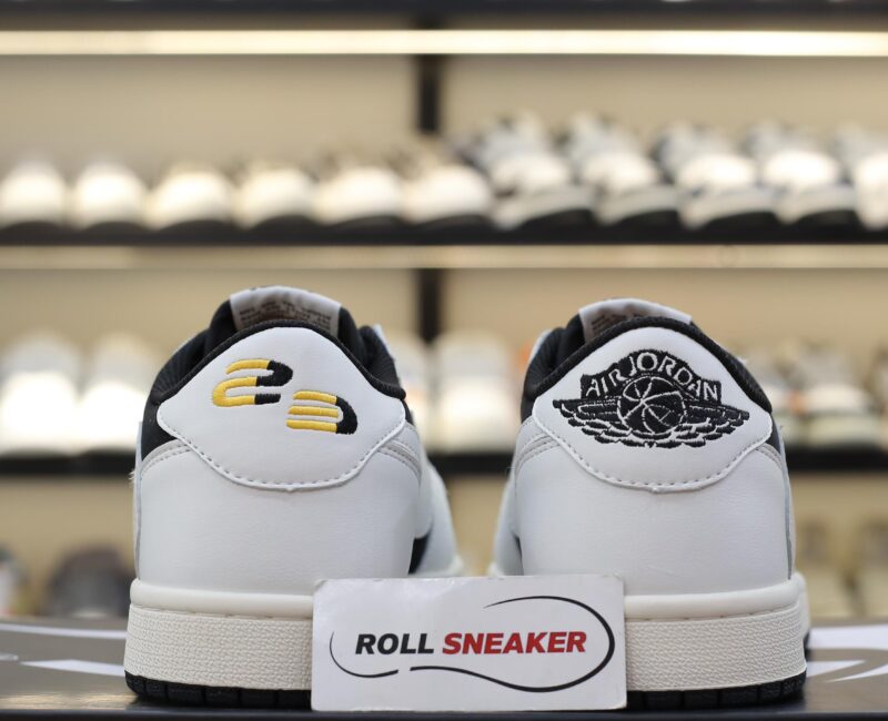 Giày Nike Air Jordan 1 Low Travis Scott Black White Like Auth