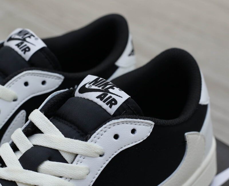 Giày Nike Air Jordan 1 Low Travis Scott Black White Like Auth